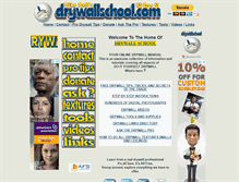 Tablet Screenshot of drywallschool.com